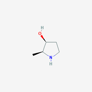 molecular formula C5H11NO B8023962 (2S,3S)-2-甲基吡咯烷-3-醇 
