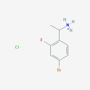 molecular formula C8H10BrClFN B8023990 CID 22349897 