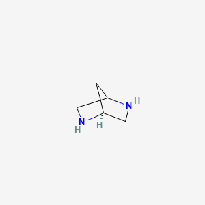 molecular formula C5H10N2 B8024124 (4S)-2,5-diazabicyclo[2.2.1]heptane 
