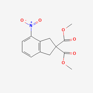 Dimethyl 4-nitro-1H-indene-2,2(3H)-dicarboxylate