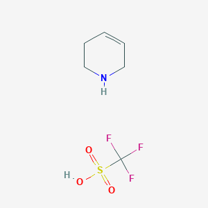 molecular formula C6H10F3NO3S B8024413 1,2,3,6-Tetrahydropyridine trifluoromethanesulfonate 