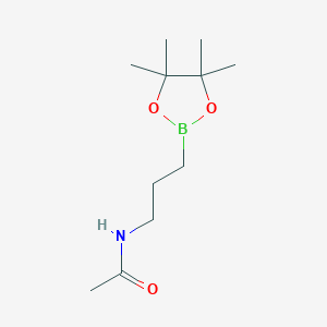 N-[3-(tetramethyl-1,3,2-dioxaborolan-2-yl)propyl]acetamide