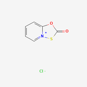 molecular formula C6H4ClNO2S B8024653 [1,3,4]Oxathiazolo[4,5-a]pyridin-4-ium-2-one;chloride 