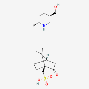 (2R,5R)-2-Methyl-5-hydroxymethylpiperidinium (R)-camphorsulfonate