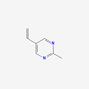 molecular formula C7H8N2 B8024704 2-Methyl-5-vinylpyrimidine 