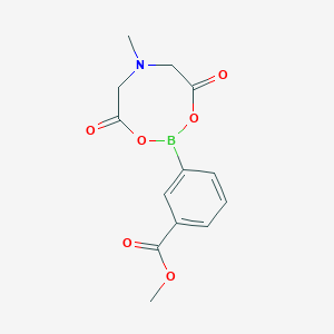 molecular formula C13H14BNO6 B8024769 3-Methoxycarbonylphenylboronic acid MIDA ester 