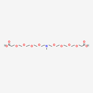 molecular formula C23H45NO12 B8024835 N-Me-N-Bis(PEG4acid) 
