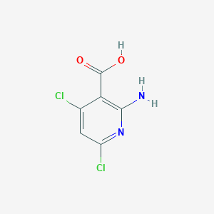 molecular formula C6H4Cl2N2O2 B8024873 2-Amino-4,6-dichloropyridine-3-carboxylic acid 