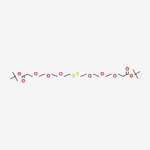 molecular formula C26H50O10S2 B8024991 t-BuO2C-PEG3-SS-PEG3-CO2tBu 