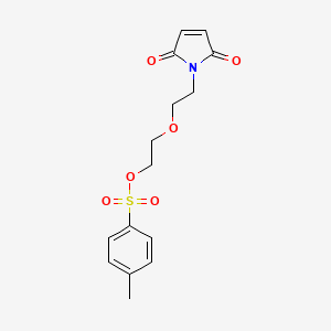 molecular formula C15H17NO6S B8024996 Mal-PEG2-Tos 