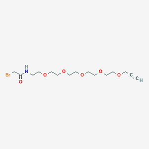 molecular formula C15H26BrNO6 B8025002 Bromoacetamido-PEG5-Propargyl 