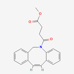 molecular formula C20H19NO3 B8025024 4-(6H-Dibenzo[b,f]azocin-5-yl)-4-oxo-butyric acid methyl ester 