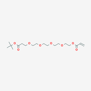 molecular formula C18H32O8 B8025025 Acrylate-PEG5-t-butyl ester 
