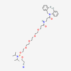 molecular formula C38H53N4O8P B8025231 DBCO-PEG4-磷酰胺 