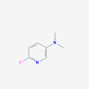 molecular formula C7H9IN2 B8025272 (6-Iodo-pyridin-3-yl)-dimethyl-amine 