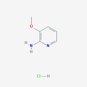 molecular formula C6H9ClN2O B8025311 3-Methoxy-pyridin-2-ylamine hydrochloride 