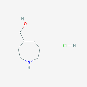 molecular formula C7H16ClNO B8025401 Azepan-4-ylmethanol hydrochloride 