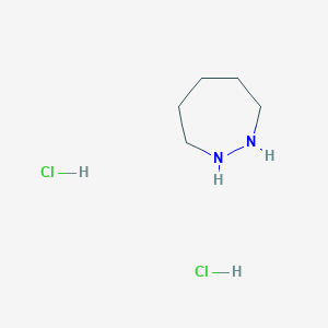 molecular formula C5H14Cl2N2 B8025460 1,2-Diazepane dihydrochloride 