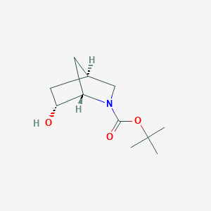 molecular formula C11H19NO3 B8025532 (1r,4s,6s)-Rel-tert-butyl 6-hydroxy-2-azabicyclo[2.2.1]heptane-2-carboxylate 