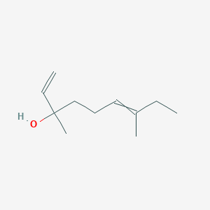molecular formula C11H20O B080257 1,6-Nonadien-3-OL, 3,7-dimethyl- CAS No. 10339-55-6