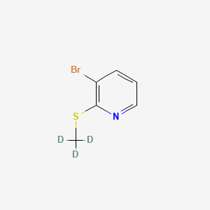 3-Bromo-2-(trideuteriomethylsulfanyl)pyridine