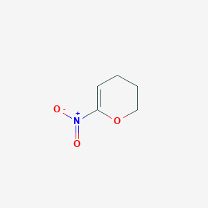 molecular formula C5H7NO3 B8025746 6-nitro-3,4-dihydro-2H-pyran 