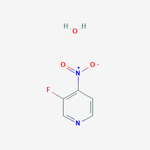 molecular formula C5H5FN2O3 B8025786 3-Fluoro-4-nitropyridine hydrate 
