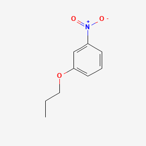molecular formula C9H11NO3 B8025840 Benzene, 1-nitro-3-propoxy- CAS No. 70599-87-0