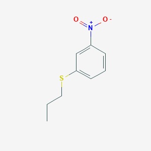 molecular formula C9H11NO2S B8025850 1-Nitro-3-(propylsulfanyl)benzene 