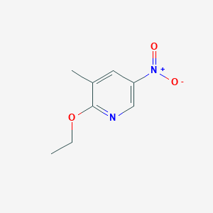 molecular formula C8H10N2O3 B8025857 2-Ethoxy-3-methyl-5-nitropyridine 