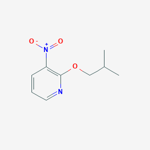 molecular formula C9H12N2O3 B8025882 2-(2-Methylpropoxy)-3-nitropyridine 