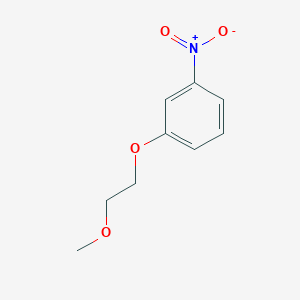 molecular formula C9H11NO4 B8025916 1-(2-Methoxy-ethoxy)-3-nitro-benzene 