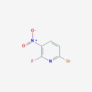 molecular formula C5H2BrFN2O2 B8025941 6-Bromo-2-fluoro-3-nitropyridine 