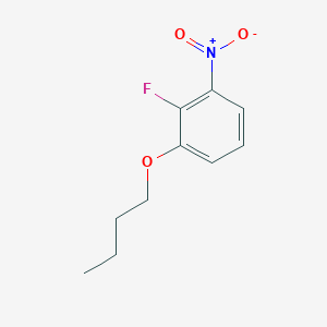 molecular formula C10H12FNO3 B8025950 1-Butoxy-2-fluoro-3-nitrobenzene 