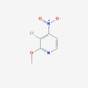 molecular formula C6H5ClN2O3 B8025990 3-Chloro-2-methoxy-4-nitropyridine 