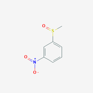 molecular formula C7H7NO3S B8026021 1-(Methylsulfinyl)-3-nitrobenzene CAS No. 3272-42-2