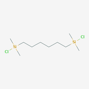 molecular formula C10H24Cl2Si2 B080261 1,6-Bis(chlorodimethylsilyl)hexane CAS No. 14799-66-7