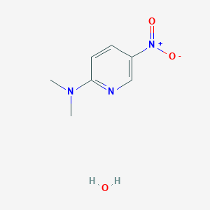 molecular formula C7H11N3O3 B8026138 N,N-Dimethyl-5-nitropyridin-2-amine hydrate 