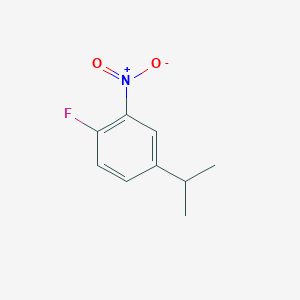 molecular formula C9H10FNO2 B8026183 1-Fluoro-2-nitro-4-(propan-2-yl)benzene 
