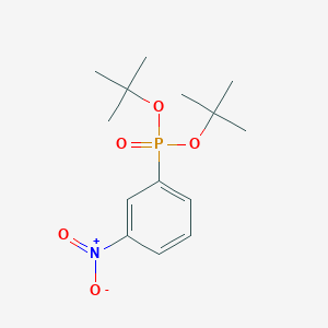molecular formula C14H22NO5P B8026476 Di-tert-butyl(3-nitrophenyl)phosphonate 