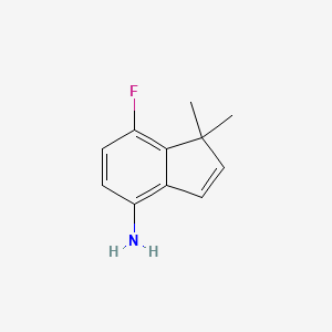 7-Fluoro-1,1-dimethyl-1H-inden-4-amine