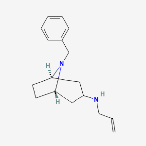 molecular formula C17H24N2 B8026630 (3-endo)-N-Allyl-8-benzyl-8-azabicyclo[3.2.1]octan-3-amine 