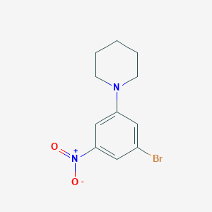 1-(3-Bromo-5-nitrophenyl)piperidine