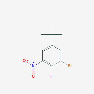 1-Bromo-5-tert-butyl-2-fluoro-3-nitrobenzene