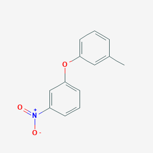molecular formula C13H11NO3 B8026800 1-Methyl-3-(3-nitrophenoxy)benzene 