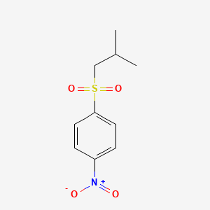 molecular formula C10H13NO4S B8026813 1-[(2-Methylpropane)sulfonyl]-4-nitrobenzene 