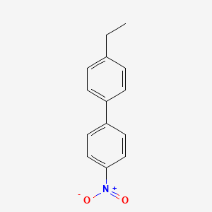 molecular formula C14H13NO2 B8026814 1-Ethyl-4-(4-nitrophenyl)benzene 