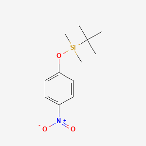 molecular formula C12H19NO3Si B8026947 tert-Butyldimethyl(4-nitrophenoxy)silane 