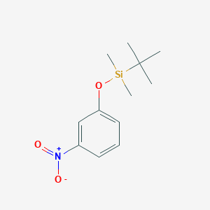 molecular formula C12H19NO3Si B8026948 Tert-butyldimethyl3-nitrophenoxysilane 