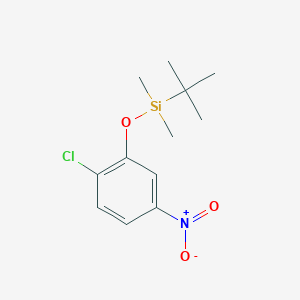 Tert-butyl(2-chloro-5-nitrophenoxy)dimethylsilane
